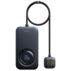 Caricabatterie Auto Baseus PrimeTrip VW1, 105W, 3A, 3 x USB-A - 2 x USB-C, Nero C00069000121-00