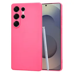 Custodia per Samsung Galaxy S25 Ultra S938, Techsuit, SoftFlex, Rosa Scuro