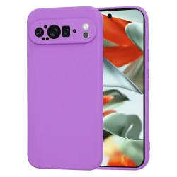 Custodia per Google Pixel 9 Pro XL, Techsuit, SoftFlex, Viola