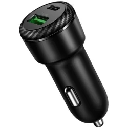 Caricabatterie Auto McDodo CC-5970, 38W, 3A, 1 x USB-A - 1 x USB-C, Nero