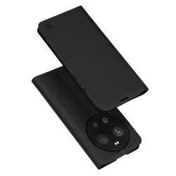Custodia per Xiaomi 17 Ultra, Techsuit, Magskin Book, Nera