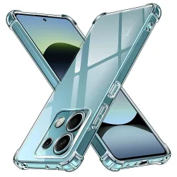 Custodia per Xiaomi Redmi Note 14S, Techsuit, Shockproof Clear, Trasparente