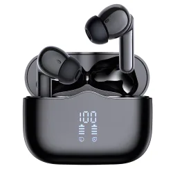 Auricolare Bluetooth Techsuit CW2 VelarX One, TWS, ANC, Nero