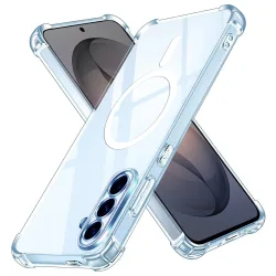 Custodia MagSafe per Samsung Galaxy S26 S942, Techsuit, Antiurto, Trasparente