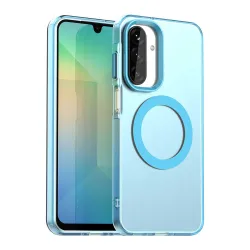 Custodia MagSafe per Samsung Galaxy A26 A266, Techsuit, CandyCase, Blu