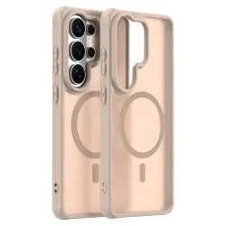 Custodia MagSafe per Samsung Galaxy S26 Ultra S948, Techsuit, HaloFrost II, Dorata