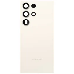 Coperchio Batteria Samsung Galaxy S23 Ultra S918, Crema, Service Pack GH82-30400B