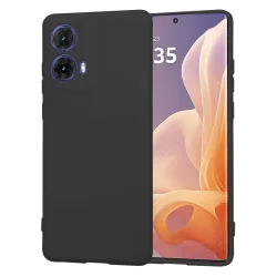 Custodia per Motorola Moto G85, Techsuit, SoftFlex, Nera