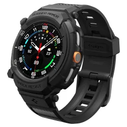 Custodia Spigen Rugged Armor Pro per Samsung Galaxy Watch8 Classic, Nera Opaca ACS10013