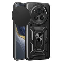 Custodia per Honor Magic6 Pro, Techsuit, CamShield, Nera