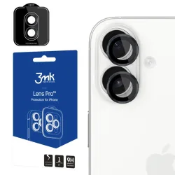 Pellicola protettiva per fotocamera posteriore 3MK Protection Pro per Samsung Galaxy A36 A366, vetro temperato, nero