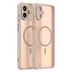 Custodia MagSafe per Samsung Galaxy A07 4G A075, Techsuit, HaloFrost II, Dorata