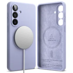 Custodia MagSafe per Samsung Galaxy S26 Plus S947, Ringke, Silicone, Viola