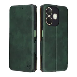 Custodia per Oppo A5 Pro 4G / A5 Pro, Techsuit, Safe Wallet Plus, Verde
