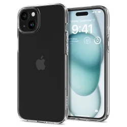 Custodia per Apple iPhone 15, Spigen, Liquid Crystal, Trasparente ACS06786