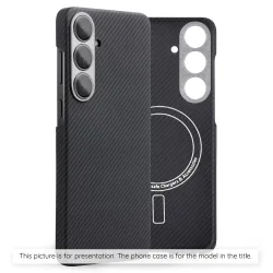 Custodia MagSafe per OnePlus 15, Techsuit, Fibra di Aramid, Nera