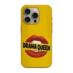 Custodia per Apple iPhone 16 Pro, Perfect Case, LOVE-Splash Drama Queen, Multicolore