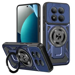 Custodia per Xiaomi Redmi Note 15 Pro 4G, Techsuit, RuggedCam, Blu