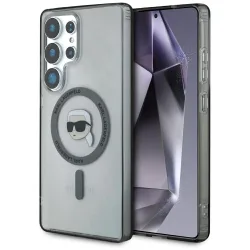Custodia MagSafe per Samsung Galaxy S25 Ultra S938, Karl Lagerfeld, IML Karl's Head, Nera