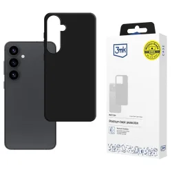 Custodia per Samsung Galaxy S25 S931, 3MK, Nera Opaca