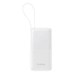 Batteria Esterna Baseus Bipow 2, 20000mAh, 20W, QC + PD, 1 x USB-A - 2 x USB-C, Bianca P10077101213-01