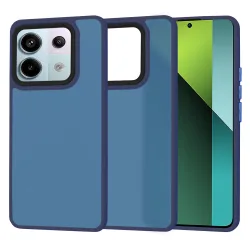 Custodia per Xiaomi Poco X6 / Note 13 Pro 5G, Techsuit, HaloFrost, Blu scuro