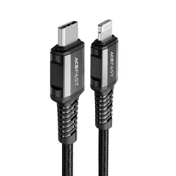Cavo Dati e Ricarica USB-C - Lightning Acefast C1-01, 30W, 1.2m, Nero