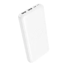 Batteria Esterna Borofone BJ78 Clever, 10000mAh, 10W, 2 x USB-A, Bianca