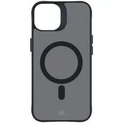 Custodia MagSafe per Apple iPhone 15, 3MK, Smoke MagCase, Nera