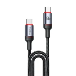 Cavo Dati e Ricarica USB-C - USB-C Yesido CA181, 60W, 1.2m, Nero