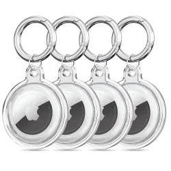 Custodia Techsuit CT15 per Apple AirTag, Trasparente