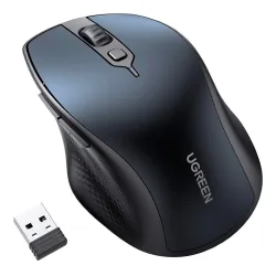 Mouse Wireless UGREEN MU101, 4000DPI, BT / Wi-Fi, Blu