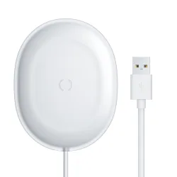 Caricabatterie Wireless Baseus Jelly, 15W, 1.67A, Bianco WXGD-02