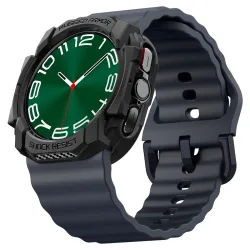 Custodia Spigen Rugged Armor per Samsung Galaxy Watch Ultra, Nera ACS08426
