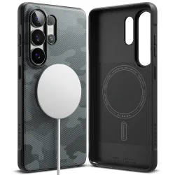 Custodia MagSafe per Samsung Galaxy S26 Ultra S948, Ringke, Onyx, Camuffamento