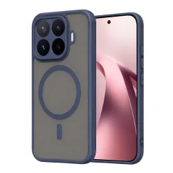 Custodia MagSafe per Xiaomi 17T, Techsuit, HaloFrost II, Blu Navy