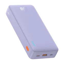 Batteria Esterna Baseus Airpow, 20000mAh, 20W, QC + PD, 1 x USB-A - 1 x USB-C, Viola P10022804513-00