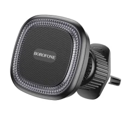 Supporto Auto Magnetico Borofone BH96 Ice, Universale, Nero Grigio