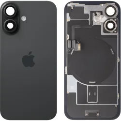 Copertura Batteria Apple iPhone 16, Nero, Swap Premium