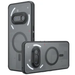 Custodia MagSafe per Nothing Phone (3a), Techsuit, PureFrost, Nero Satinato
