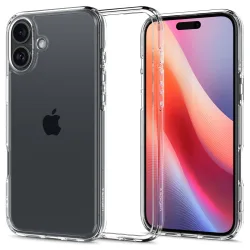 Custodia per Apple iPhone 16 Plus, Spigen, Ultra Hybrid, Trasparente ACS08069