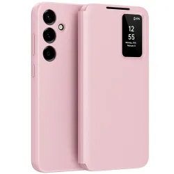 Custodia per Samsung Galaxy A37 5G, Techsuit, SmartView, Rosa