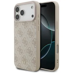 Custodia per Apple iPhone 17 Pro Max, Guess, 4G Classic, Rosa