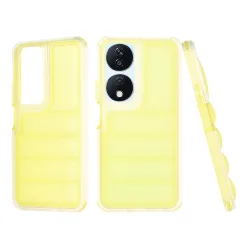 Custodia per Honor X7b 5G / 90 Smart / X7b 4G, Techsuit, Wave Shield, Gialla