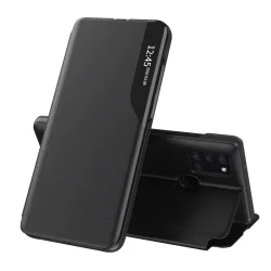 Custodia per Samsung Galaxy A21s A217, Techsuit, eFold, Nera