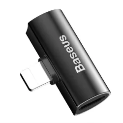 Adattatore Audio Lightning - Lightning Baseus, Nero CAL46-01