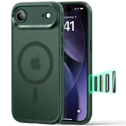 Custodia MagSafe per Apple iPhone 17 Air, ESR, Classic Hybrid, Verde Satinato