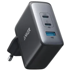 Caricabatterie di rete Anker 736 Nano II, 100W, 3A, 1 x USB-A - 2 x USB-C, nero A2145G11