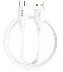 Cavo Dati e Ricarica USB-A - USB-C BWOO X329C, 15W, 1m, Bianco