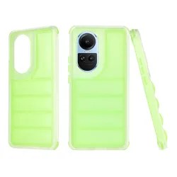 Custodia per Oppo Reno10 / Reno10 Pro, Techsuit, Wave Shield, Verde